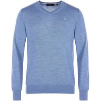 Daniel Springs Basic V-Neck Pullover Strick denim