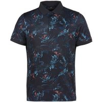 Daniel Springs Druck Funktions Halbarm Polo navy