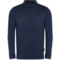 Daniel Springs Langarm Polo navy