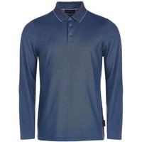 Daniel Springs Pique Thermo Langarm Polo denim