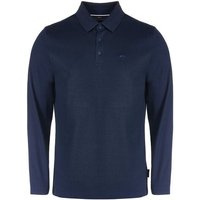 Daniel Springs Pique Thermo Langarm Polo navy