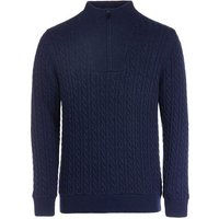 Daniel Springs Troyer Windstopp Strick navy