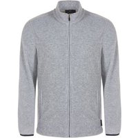 Daniel Springs Warme Fleece Jacke grau melange