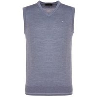 Daniel Springs basic slipover Pullunder Strick hellgrau melange