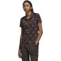F Nvlty Polo W Halbarm braun