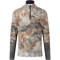 Fire and Ice PASCAL Stretch Midlayer braun