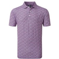 FootJoy Confetti Print Halbarm Polo lila