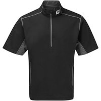 FootJoy Half-Zip Halbarm Windshirt schwarz