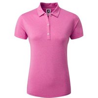 FootJoy Heather Self-Collar Halbarm Polo pink