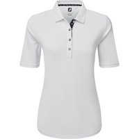FootJoy SOLID Halbarm Polo weiß