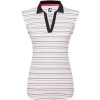 FootJoy STRIPED ohne Arm Polo gestreift