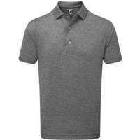 FootJoy Scottish Town Print Halbarm Polo grau