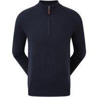 FootJoy WOOL BLEND 1/2 ZIP Troyer Strick navy
