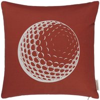 Golf House Kissen Golfball rot