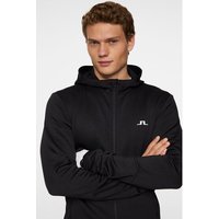 J.Lindeberg Aerial Full Zip Hood Stretch Jacke schwarz