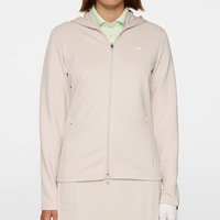 J.Lindeberg Aerialle Zip Hood Stretch Jacke sand