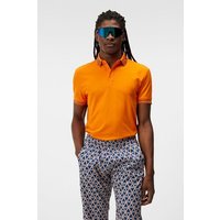 J.Lindeberg Austin Regular Halbarm Polo orange