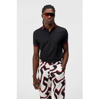 J.Lindeberg Austin Regular Halbarm Polo schwarz