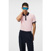 J.Lindeberg Bay Slim Halbarm Polo rosa