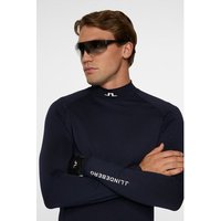 J.Lindeberg Ello Brushed Top Mock Unterzieher navy