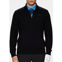 J.Lindeberg Jeffrey Windbreaker Sweater Windstopp Strick schwarz