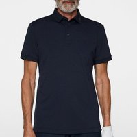 J.Lindeberg KV Print Halbarm Polo navy