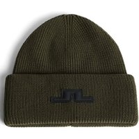 J.Lindeberg Karlos Beanie Mütze oliv
