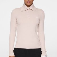 J.Lindeberg Leonie Knitted Shirt Rollkragen Strick rosa