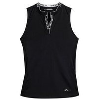 J.Lindeberg Leya Sleeveless Top ohne Arm Polo schwarz