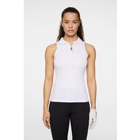 J.Lindeberg Leylo Sleeveless Top ohne Arm Polo weiß