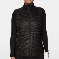 J.Lindeberg Madde Quilt Hybrid Vest Thermo Weste schwarz