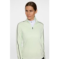 J.Lindeberg Nefe Quarter Zip Stretch Midlayer hellgrün