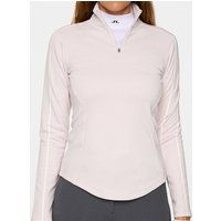 J.Lindeberg Nefe Quarter Zip Stretch Midlayer rosa