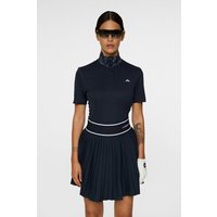 J.Lindeberg Piper Halbarm Polo navy