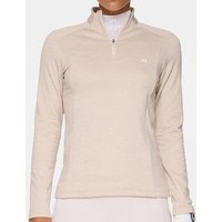 J.Lindeberg Steffi Quarter Zip Stretch Midlayer beige