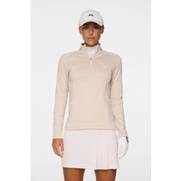 J.Lindeberg Steffi Quarter Zip Stretch Midlayer beige
