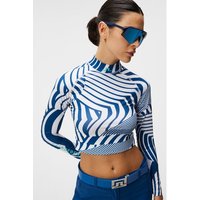 J.Lindeberg Tea Long Sleeve Top Mock Unterzieher blau
