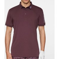J.Lindeberg Tour Tech Halbarm Polo beere