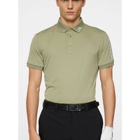 J.Lindeberg Tour Tech Halbarm Polo oliv