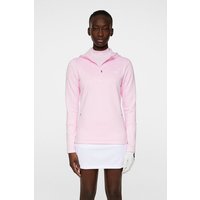 J.Lindeberg W Aerial Quarter Zip Hood Stretch Midlayer rosa 2 JLindeberg W Aerial Quarter Zip Hood Stretch Midlayer rosa