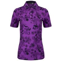 Kjus Enya Printed Halbarm Polo fuchsia