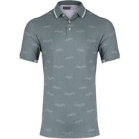 Kjus Spot Printed Halbarm Polo grün