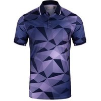 Kjus Spot Printed Halbarm Polo navy