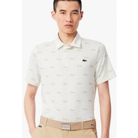 Lacoste AOP Crocodile Print Halbarm Polo weiß 2 Lacoste AOP Crocodile Print Halbarm Polo weiss