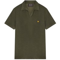 Lyle & Scott Towel Halbarm Polo oliv