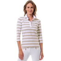 MDC Button Down Langarm Polo hellblau