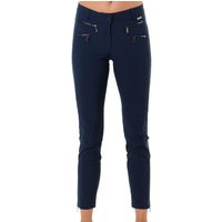 MDC Double Zip Ankle Pants 7/8 Hose navy