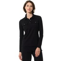 MDC Langarm Polo schwarz