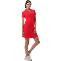 MDC Zip Halbarm Kleid rot 2 MDC Zip Halbarm Kleid rot