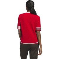 MR Knit Polo W Halbarm rot